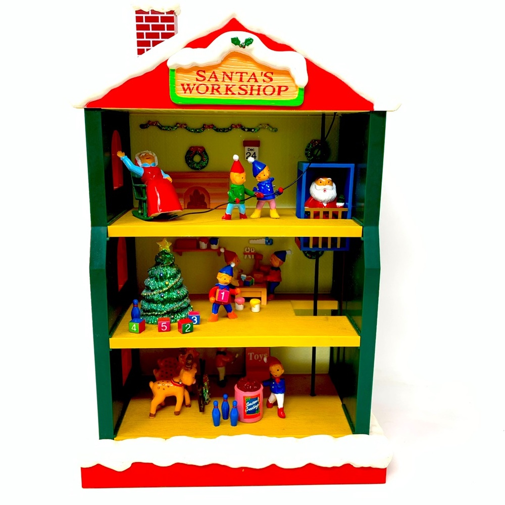 Vintage K Mart Santa’s Workshop Musical Motion piece